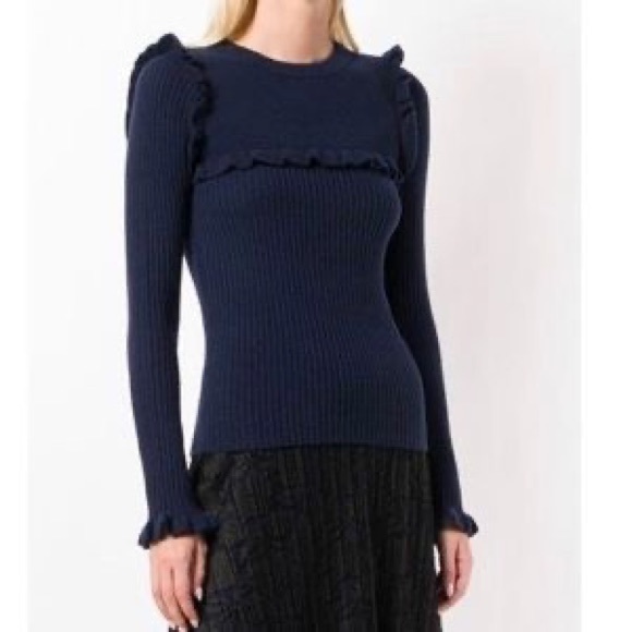 See By Chlo Ruffle Detailed Sweater In 